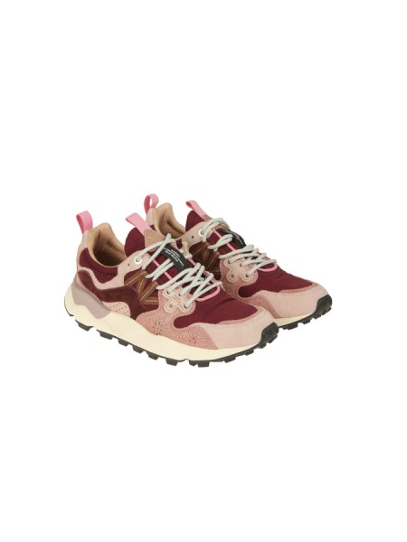 Sneakers Flower Mountain YAMANO 3 Rosa/Bordeaux